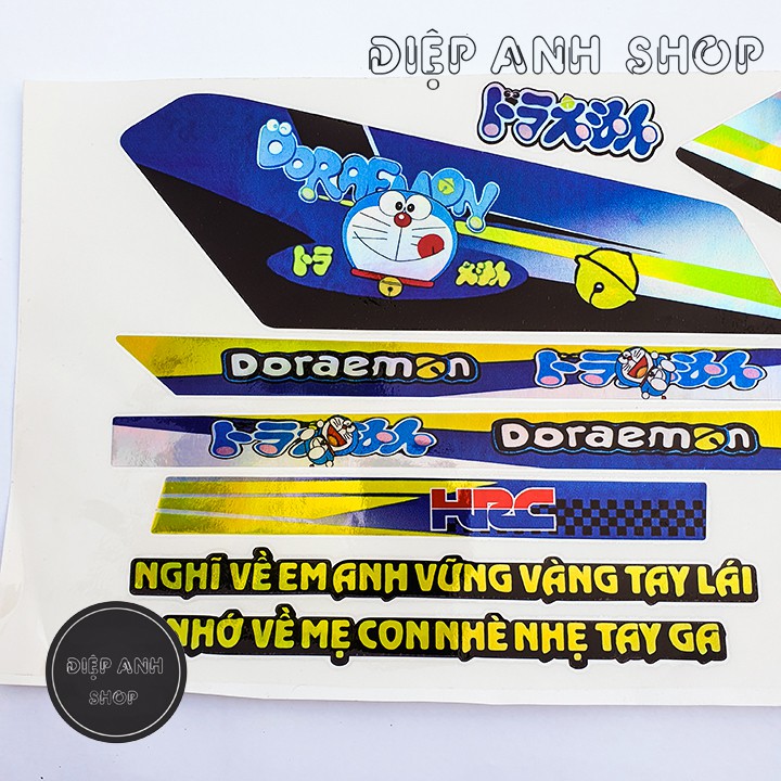 Tem Dream 7 màu Doraemon đẹp  - Tem dream chế