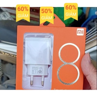 Bộ sạc cáp mi   ZIN MÁY   5V - 3A - Hàng nhập khẩu(Trắng)  TẶNG CÁP  CHINH HÃNG 60K