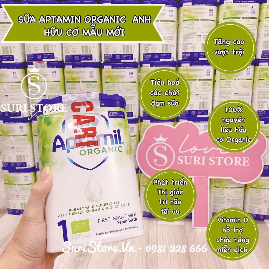 ￼SỮA APTAMIL ĐỨC ORGANIC 800g
