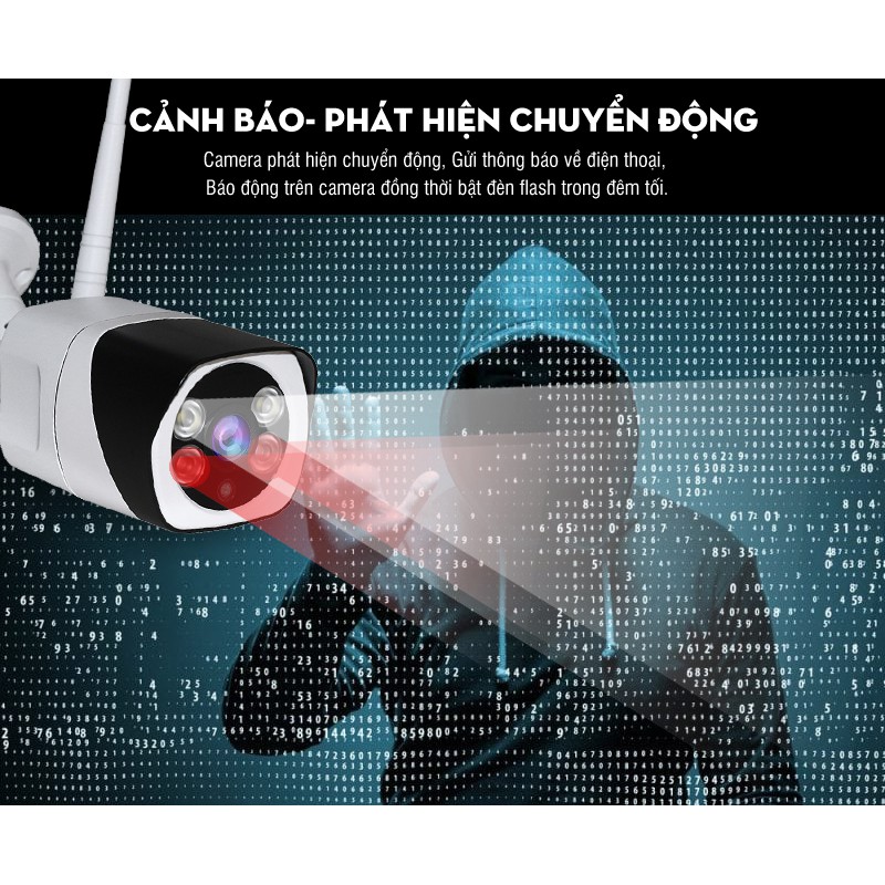 Camera Yoosee Ngoài Trời 3.0 Mpx 1296 Pixel - Tiếng Việt - Chống nước - Xem Đêm Có Màu - BH 24 Tháng | BigBuy360 - bigbuy360.vn