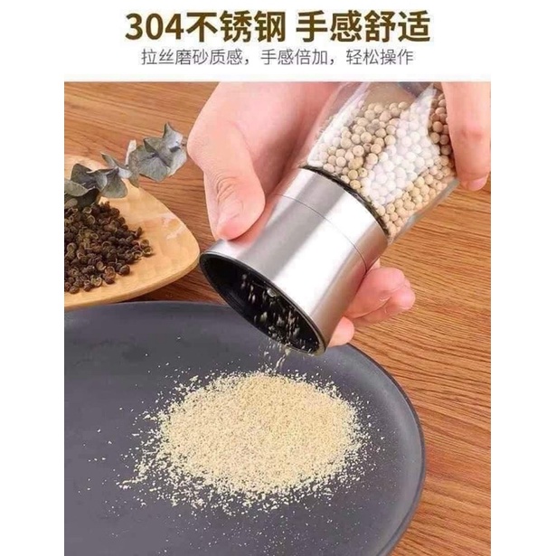 [XẢ RẺ] Lọ xay tiêu thuỷ tinh nắp inox cực xịn | BigBuy360 - bigbuy360.vn