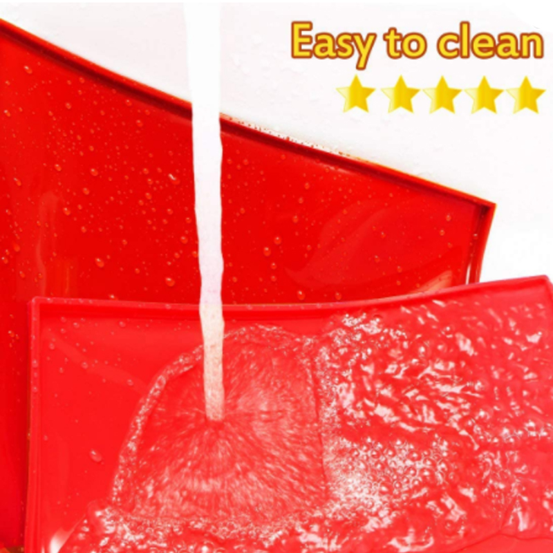 JOSMOMO 1 miếng / Khuôn làm bánh cuộn không dính silicone Thụy Sĩ Khuôn làm bánh ngọt Dụng cụ làm bánh Tấm hình chữ nhật Máy nướng bánh Pizza Chảo bánh Mat