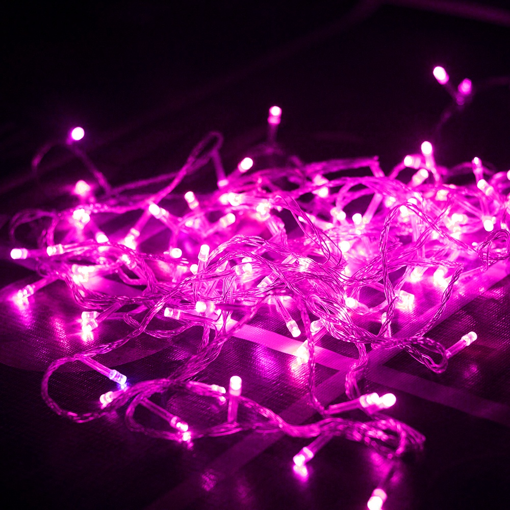 Dây đèn chớp trang trí noel - đèn nháy noel 4m – 8m các màu