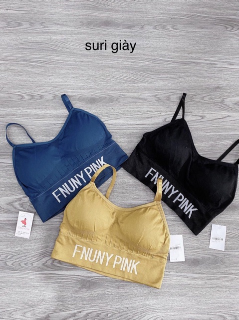 Áo bra nữ FUNNY PINK tập gym, yoga chất đẹp