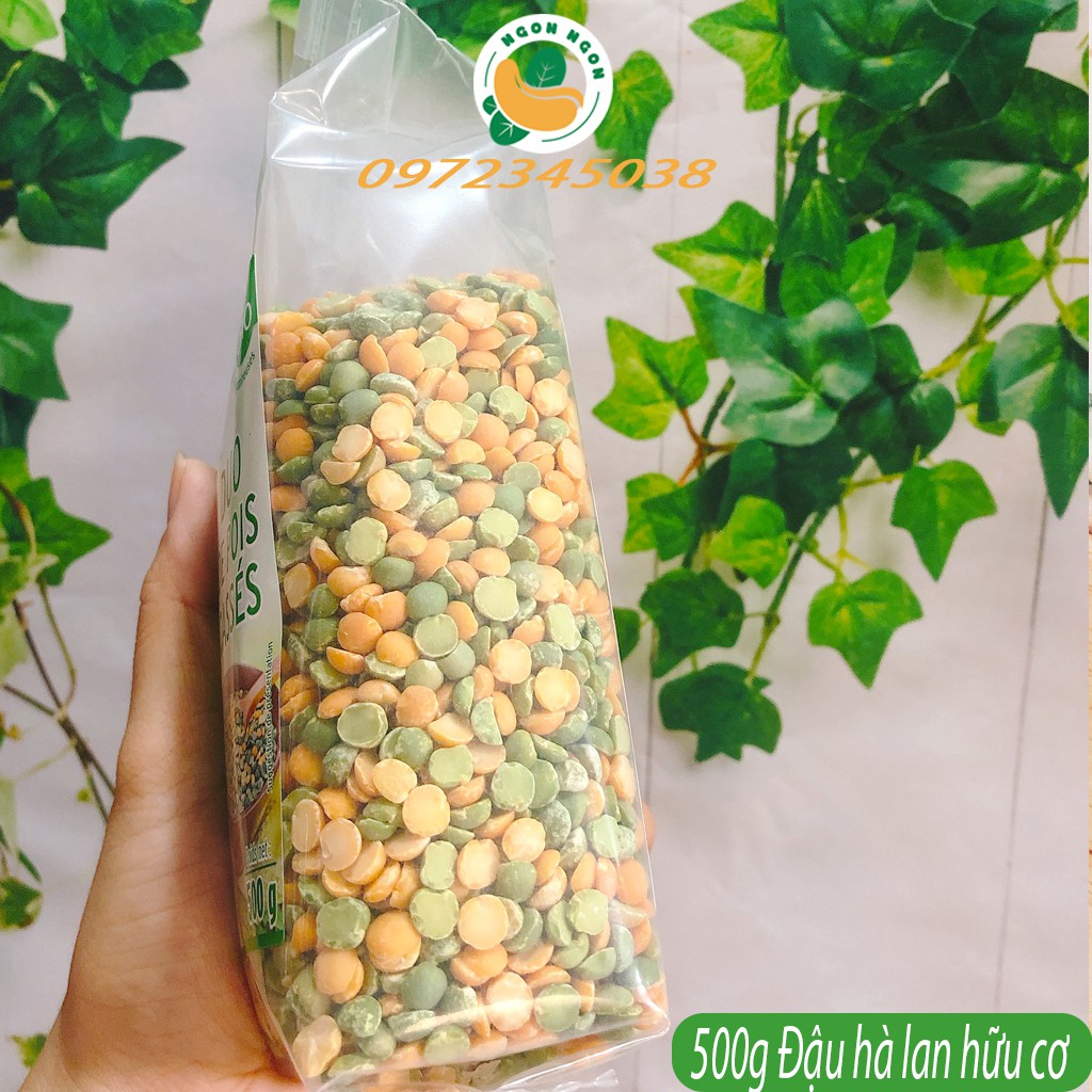 (Organic) Đậu Hà Lan hữu cơ Markal (xanh & vàng) 500g