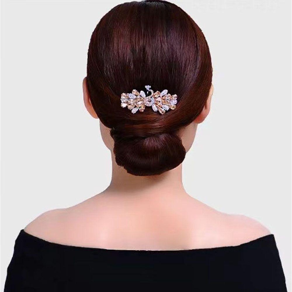 Kẹp Tóc Đuôi Công Phong Cách Vintage Đơn Giản Cho Nữ Giá Đỡ