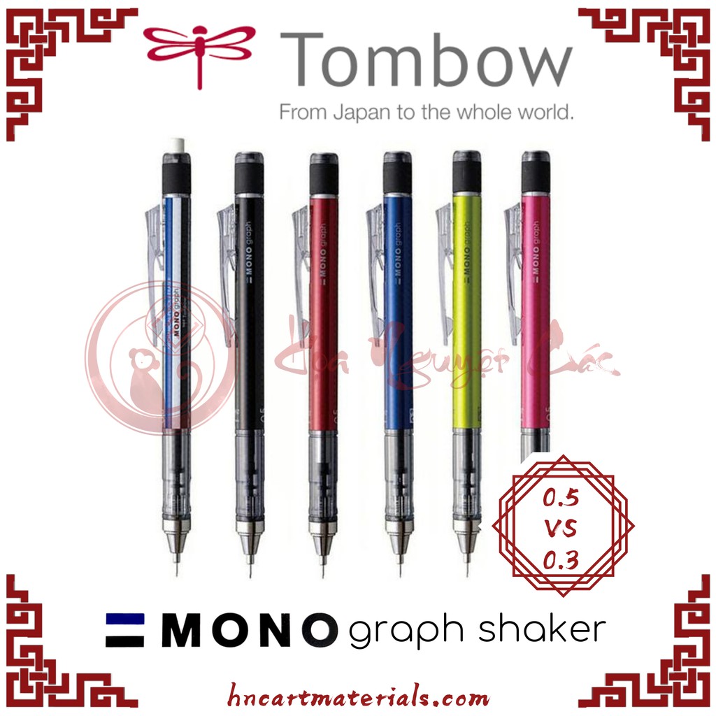 [Tombow] Bút chì Mono Graph nhiều loại