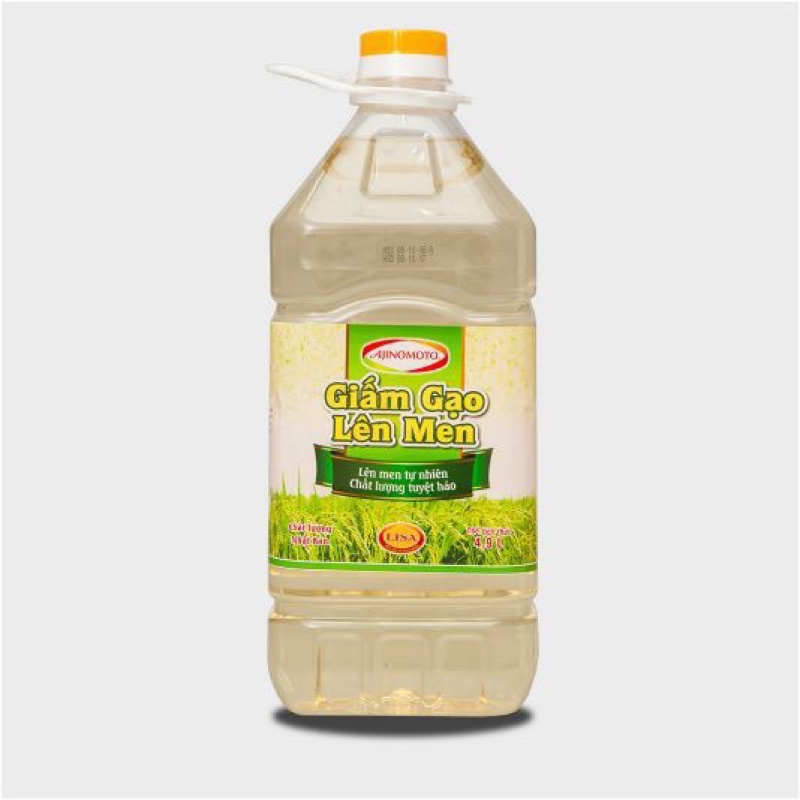 Giấm gạo lên men Ajinomoto chai 4.9 lít