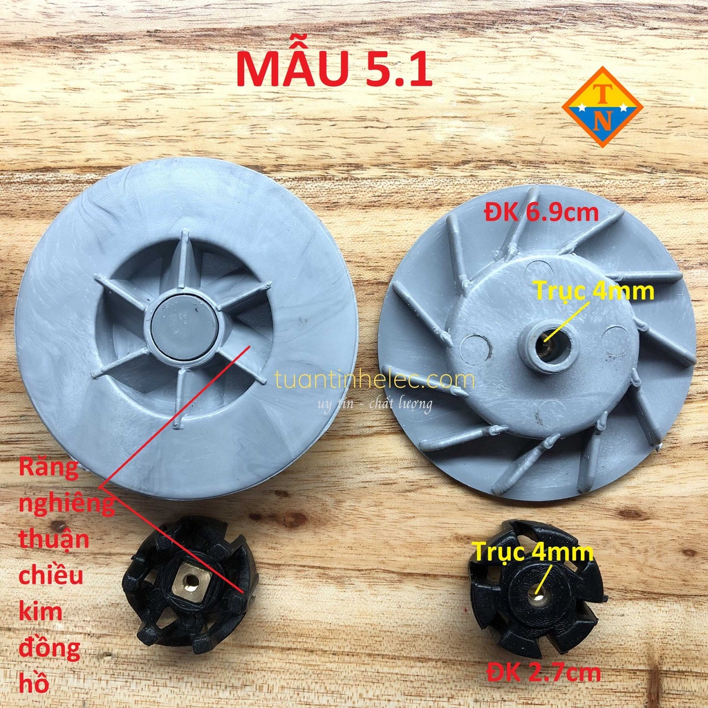 Bánh Răng Máy Xay Sinh Tố Các Loại : Vấu Truyền Động , Nhông Máy xay Thông Dụng - Phụ kiện máy xay sinh tố các loại