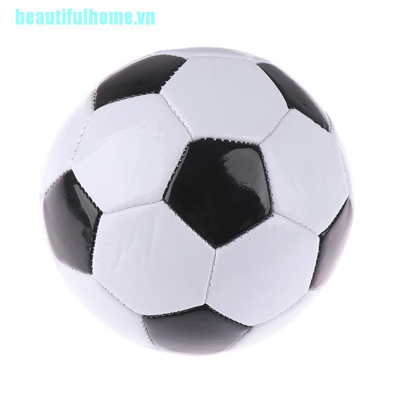 1 Quả Bóng Đá Bằng Nhựa PVC Hai Màu Đen Và Trắng