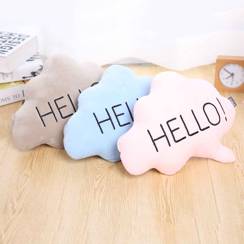 Gối hình mây Hello	- ILAHUI