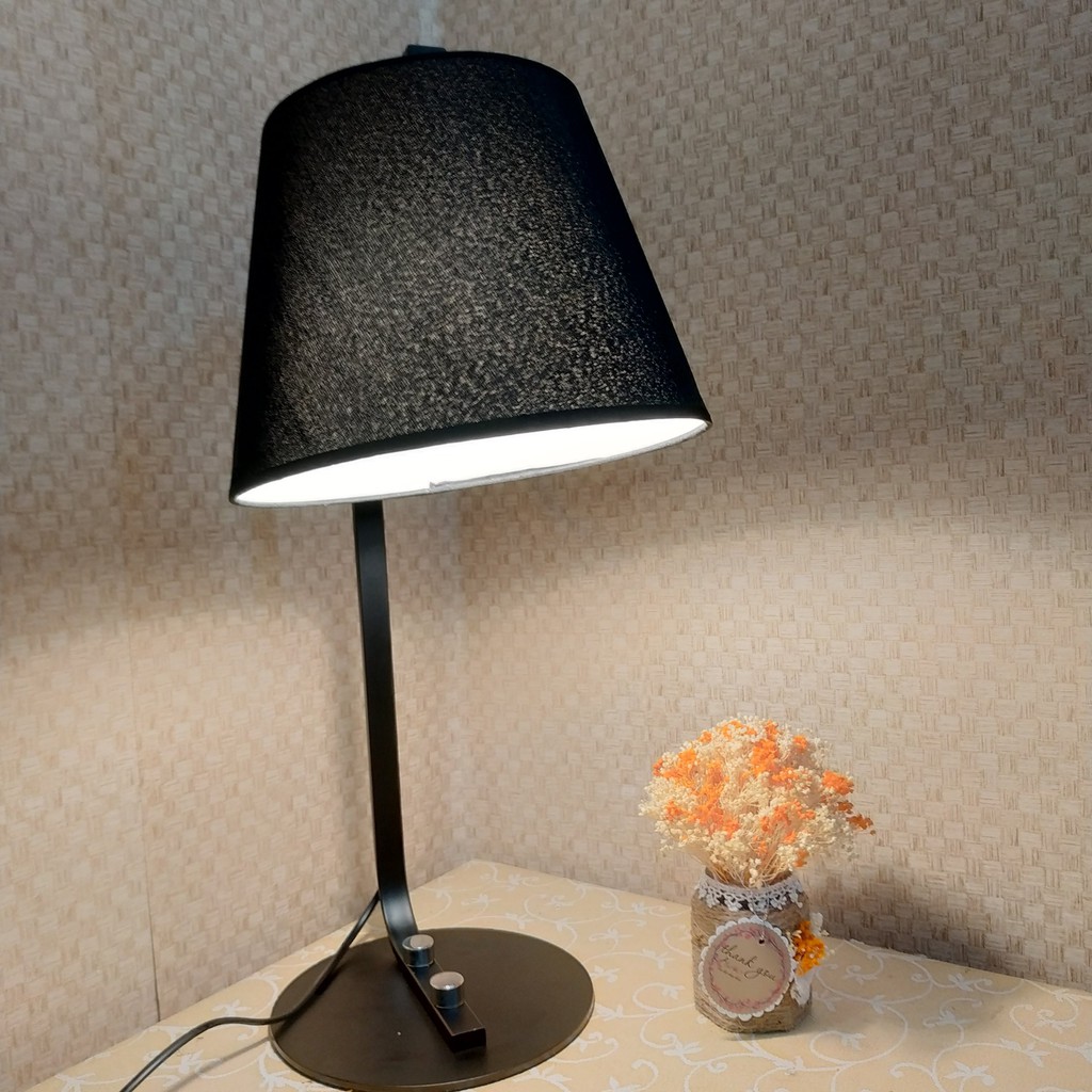 Đèn để sàn MONSKY cao cấp trang trí nội thất Vintage ĐEN (đã bao gồm bóng LED) - ẢNH THẬT SHOP CHỤP
