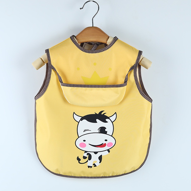 Yếm Ăn Không Tay Họa Tiết Hoạt Hình Thời Trang Mùa Hè Cho Bé Trai Và Gái