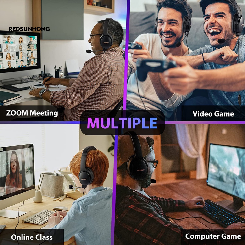 Tai Nghe Chơi Game Có Dây Dài Dễ Lắp Đặt Cho Văn Phòng