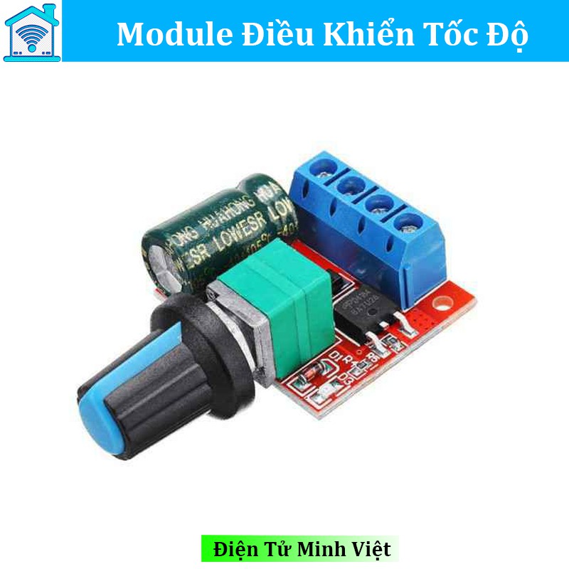 Module Điều Khiển Tốc Độ Động Cơ PWM Mini DC-DC 4.5V-35V 5A 90W