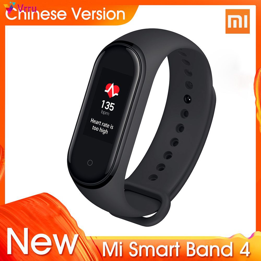 Máy Đo Nhịp Tim Mi Band 4 Chống Thấm Nước, Độ Phân Giải 24 Giờ Độ Chính Xác Cao 50m