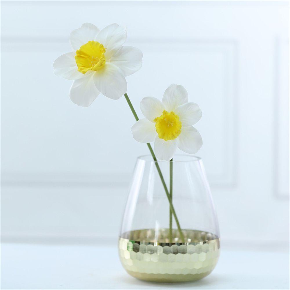 Hoa Giả Để Bàn Trang Trí Phòng Khách KENT1 Narcissus Daffodil