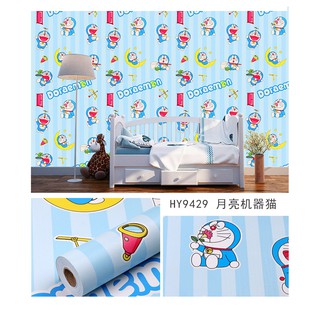 Giấy dán tường Mon Ánh Trăng - Decal dán tường có keo sẵn 10M khổ 45cm