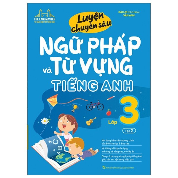 Sách - Combo Luyện chuyên sâu ngữ pháp và từ vựng Tiếng Anh 3 (tập 1+tập 2)