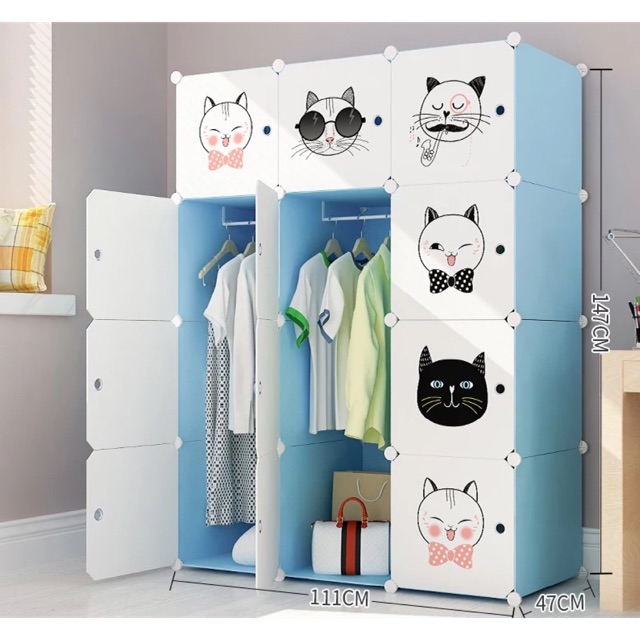 TỦ NHỰA GHÉP 12 Ô  ĐỂ ĐỰNG TREO QUẦN ÁO SIZE TO, SÂU 47cm. Tặng kèm 2 treo đồ. Inbox chọn mẫu