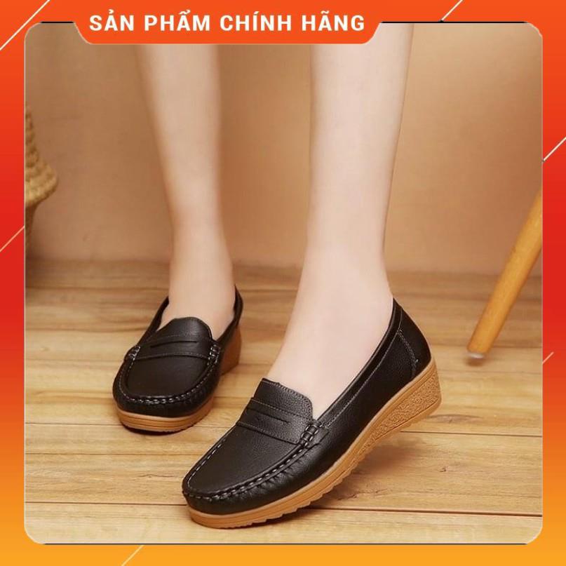 Giày nữ Moca, giày công sở ⚡️TẶNG TẤT GIẤY ⚡️ giày da mềm sang trọng, da cao cấp