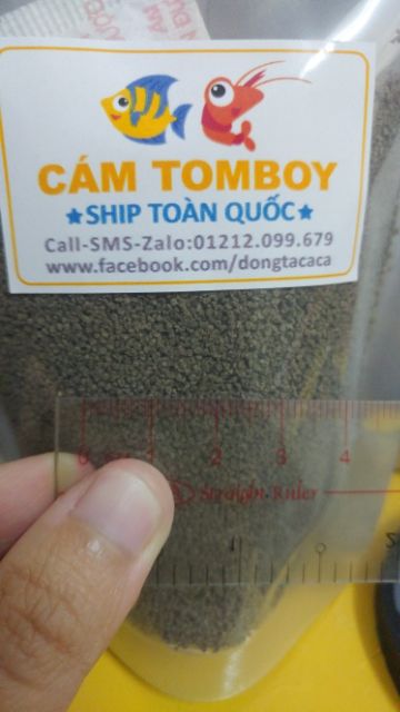 100gram Cám TOMBOY 1 [dạng MẢNH CHÌM SIÊU NHỎ]