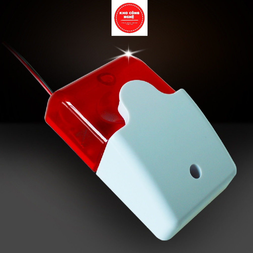 Còi Hú Đèn Chớp Báo Động, còi báo động chông trộm 110db