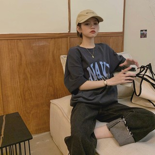 áo phông in chữ navy basic size M-2Xl (order taobao)