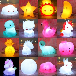 Đèn ngủ Silicon cute nhiều hình ngộ nghĩnh dùng pin siêu đáng yêu VUA ĐÈN LED