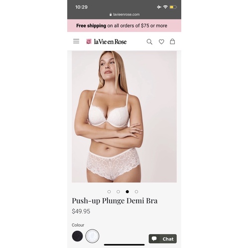Áo lót Lavieenrose size 32D ren có push up