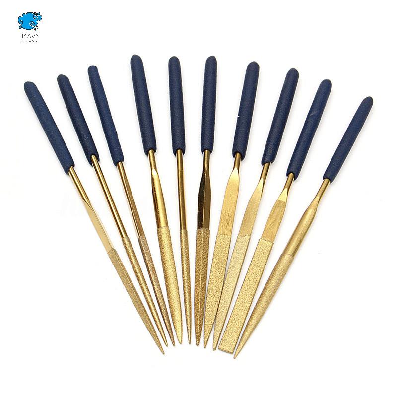 10 dụng cụ dũa kim loại phủ titan ánh kim tiện lợi