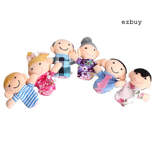 Set 6 Con Rối Kể Chuyện Đeo Ngón Tay Thiết Kế Đáng Yêu