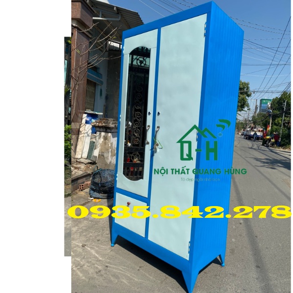 TỦ SẮT 2 CÁNH FREE SHIP