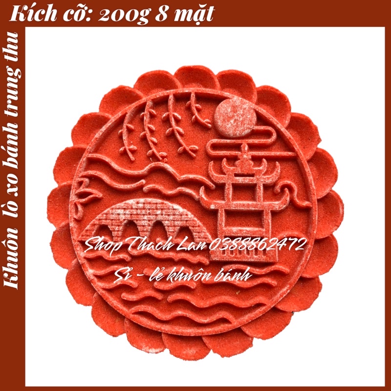 Khuôn lò xo 200g 8 mặt vân chùa