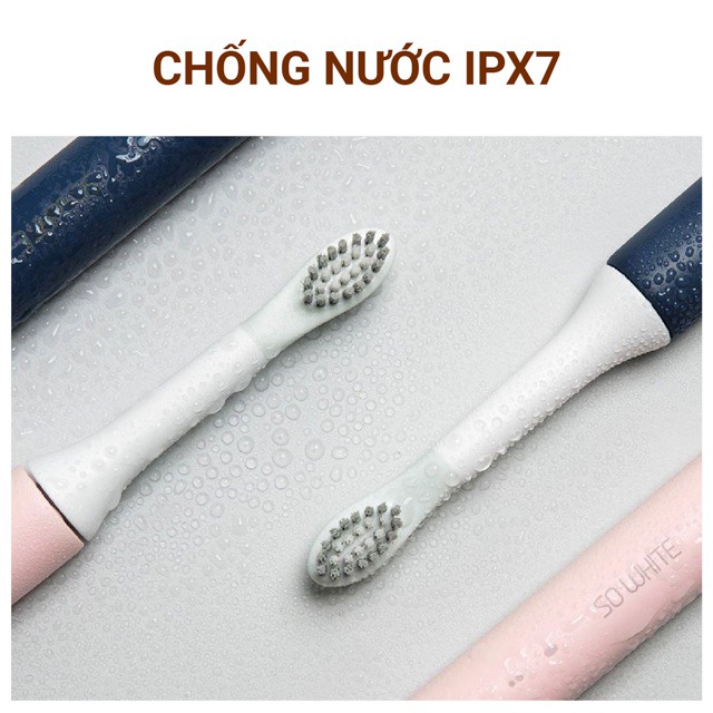 [BH 12 THÁNG] Bàn Chải Đánh Răng Điện Sóng Siêu Âm Sonic XIAOMI SOOCAS SO WHITE/PINJING EX3