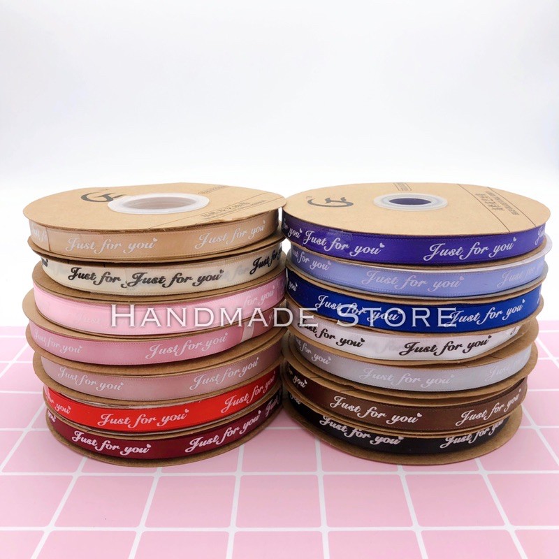 1 mét Ruy băng chữ 1cm