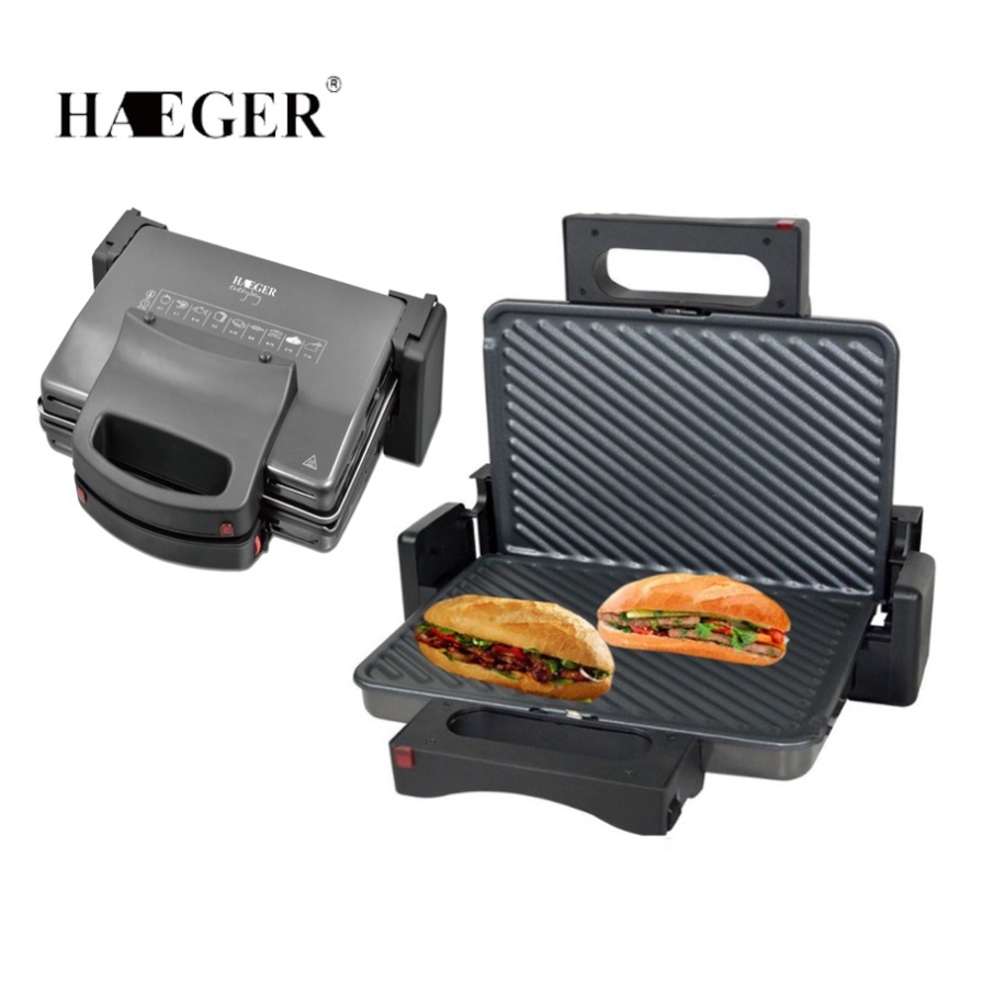 MÁY ÉP BÁNH MÌ HAEGER HG-259 2000W HÀNG CHÍNH HÃNG