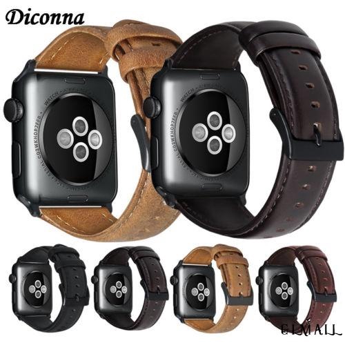 Dây đeo thay thế bằng da thời trang và cổ điển cho Apple Watch Series 1 2 3 4 / 38mm 40mm 42mm 44mm