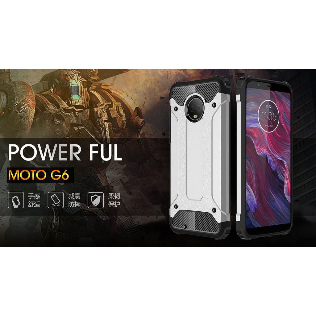 Ốp lưng armor có giá đỡ cho Motorola Moto G6