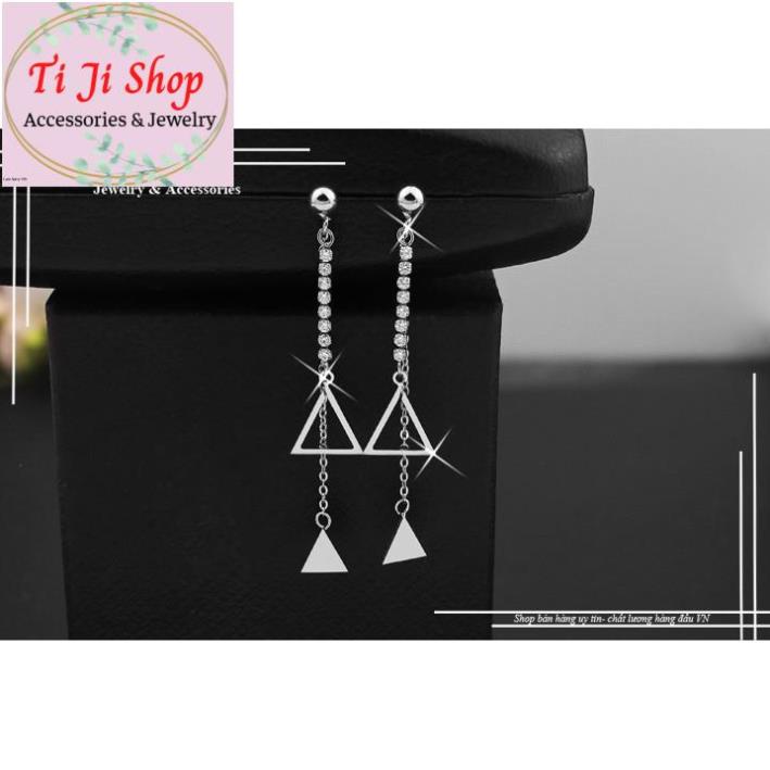 BÔNG TAI NỮ INOX TÒN TEN THỜI TRANG HÀN QUỐC sáng, đẹp, không đen