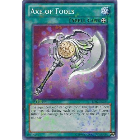 Axe of Fools - BP02-EN161 - Mosaic Rare 1st Edition