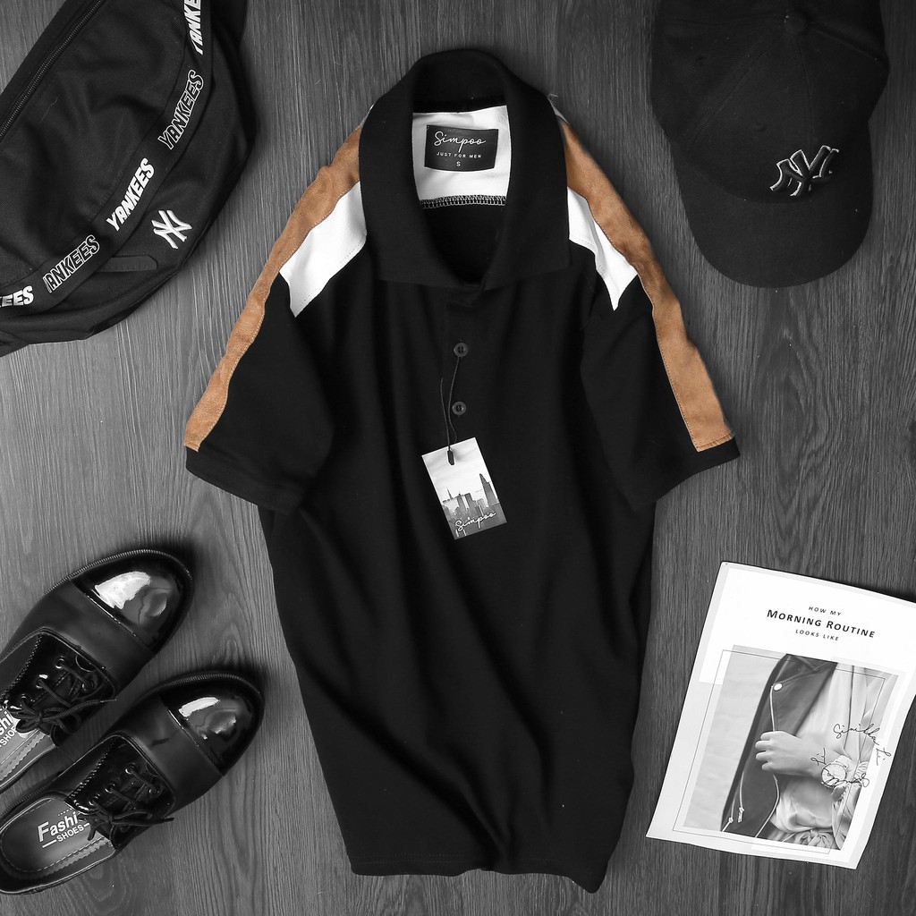 Áo thun Nam cổ bẻ tay ngắn - B042 | BigBuy360 - bigbuy360.vn