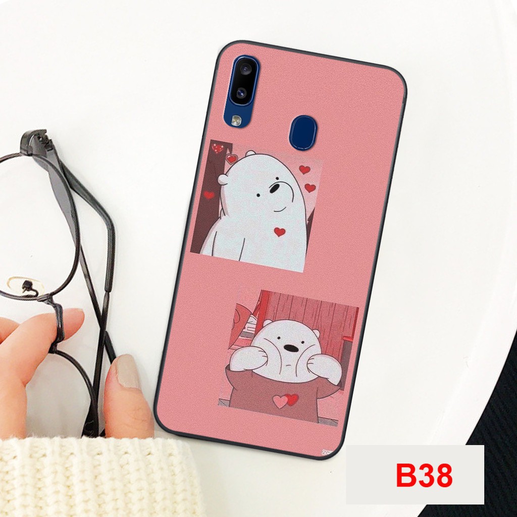 ỐP LƯNG SAMSUNG 20-SAMSUNG A30 HÌNH DỄ THƯƠNG GẤU MẬP-ĐA DẠNG MẪU MÃ