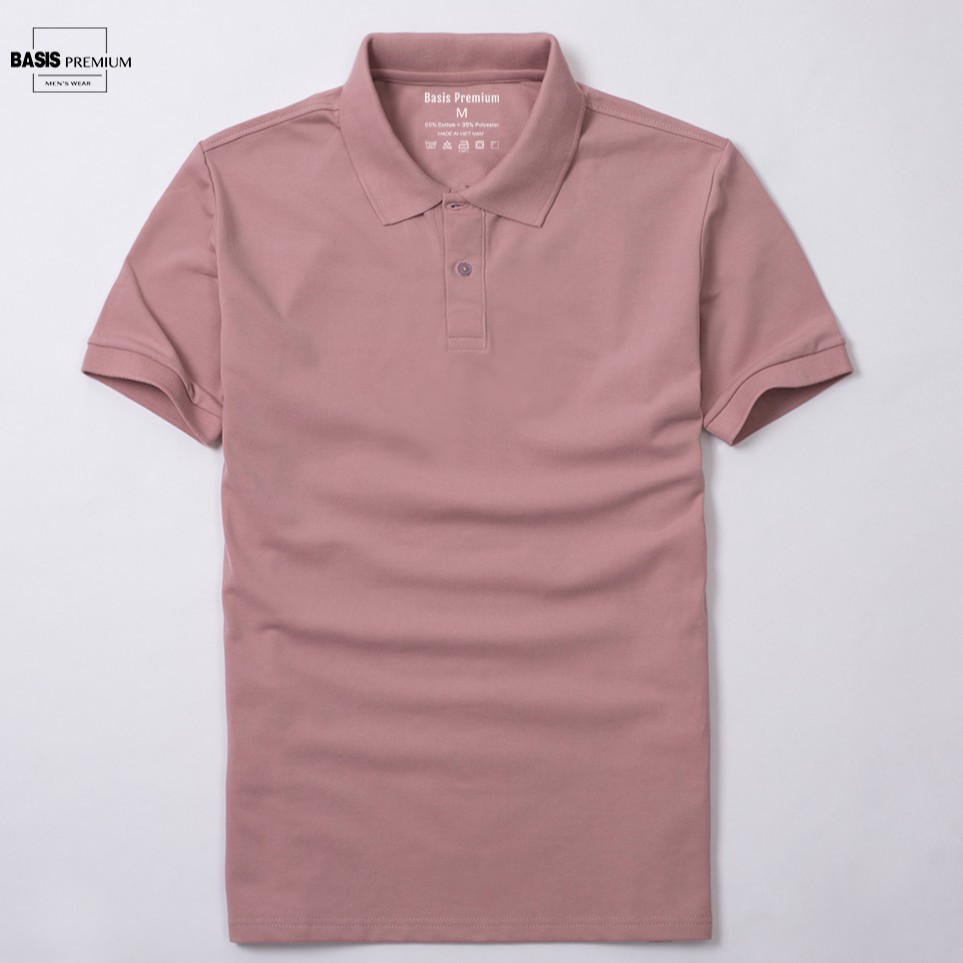Áo thun POLO cổ bẻ trẻ trung, lịch lãm - Màu mới cực sang trọng BASIS APL22 | BigBuy360 - bigbuy360.vn