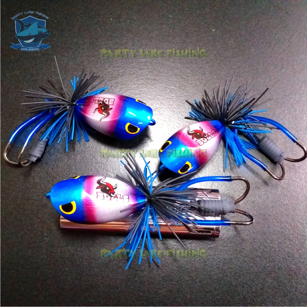 Mồi câu cá lóc nhái Lắc Bulls Titan , mồi lure lóc Made In Thailand