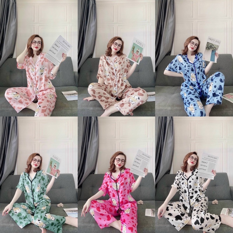 pijama cánh dơi tay lững quần dài