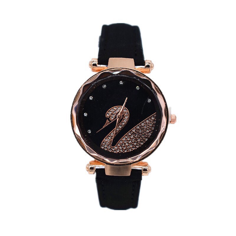 Đồng hồ thời trang nữ SHSHD mặt đính thiên nga G32 | BigBuy360 - bigbuy360.vn