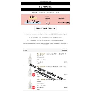 Serum The Ordinary B5 cấp nước (Sephora us)