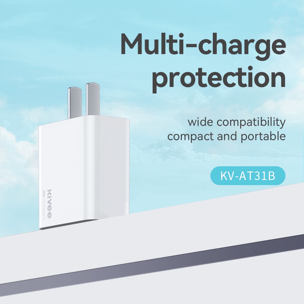 Bộ sạc Kivee đầu ra 2.1a Thích hợp cho Samsung Huawei Xiaomi oppovivo