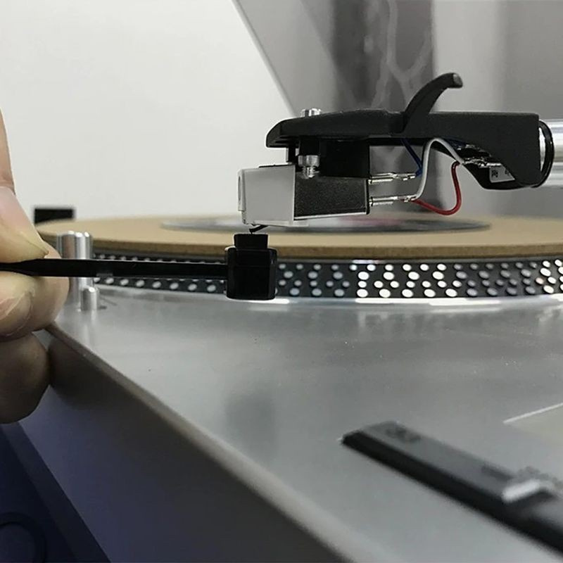 Dung dịch 10ml làm sạch đĩa than Vinyl với bàn chải chuyên dùng để làm sạch bàn xoay